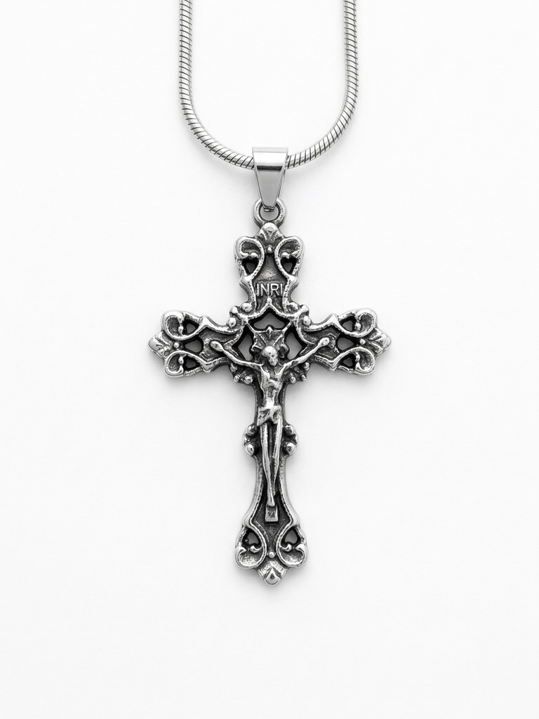 Eternal cross pendant